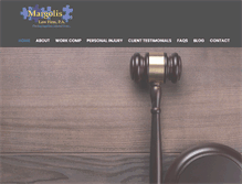 Tablet Screenshot of margolislawoffice.com
